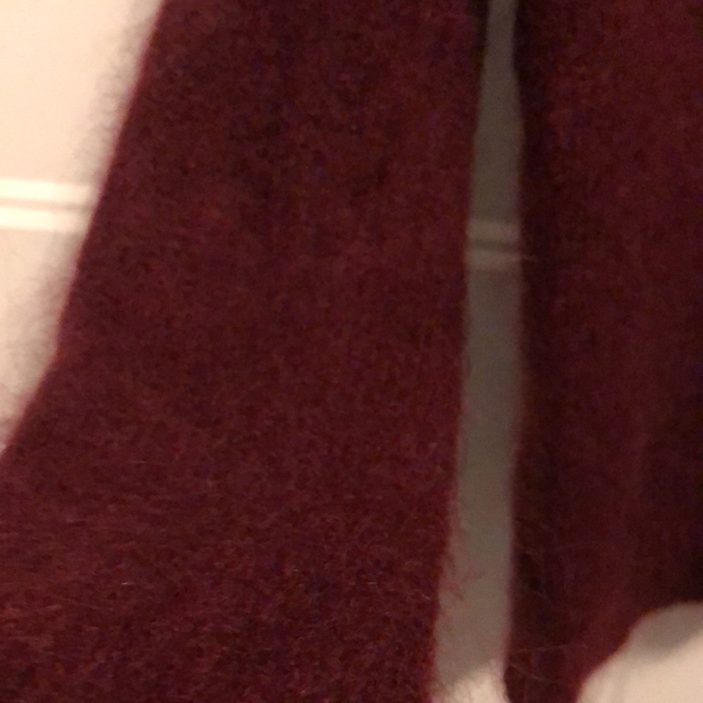 SEZANE Tom Burgundy Jumper - Picture 7 of 9